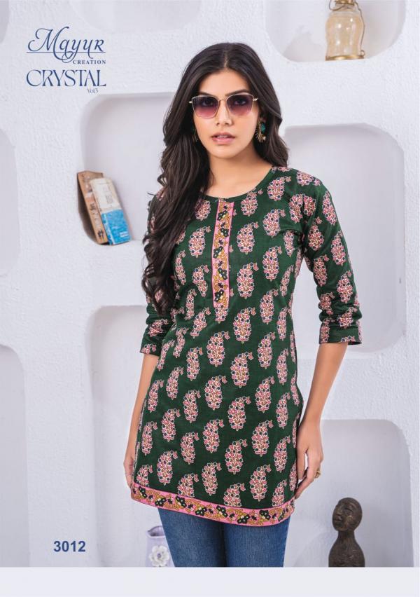 Mayur Crystal Vol 3 Fancy Printed Cotton Top Collection